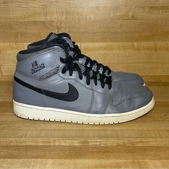 Nike Air Jordan 1 High Retro ‘Rare Air’ Mens Size 13 Patch Cool Gray 332550-014 - Picture 1 of 7